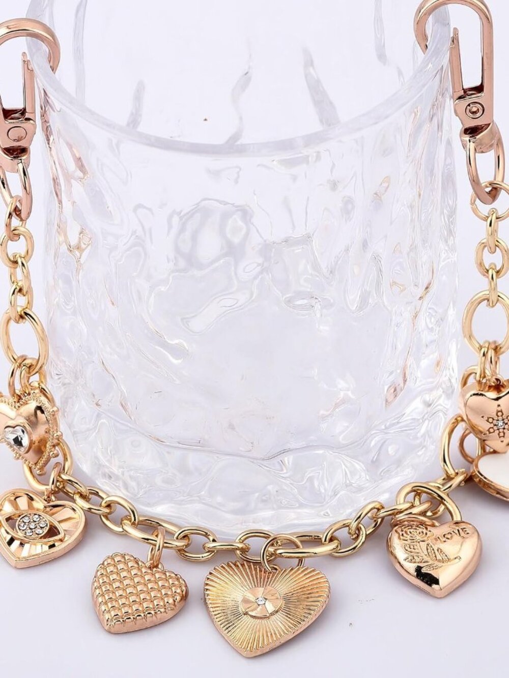 Bag Purse Charm Chain for Handbags - Gold Key Chain Accessories - Cute Keychain - Picture 4 of 6
